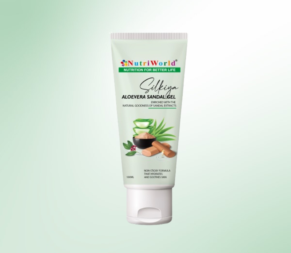 Silkia Aloe Vera Gel – Natural Care for Skin & Hair    Experience the goodness of Silkia Aloe Vera Gel , designed to nourish and protect your skin and hair. It naturally softens and smoothens skin, treats minor burns, cuts, and skin conditions like acne, redness, and eczema. The gel also helps reduce dark spots and sun damage, keeping your skin healthy and radiant.    For best results, apply every night after cleansing. Available in 50g Aloe Vera Rose Gel and 200g Aloe Vera Gel variants. It also doubles as a natural hair styling gel, reducing hair fall and keeping hair in place.