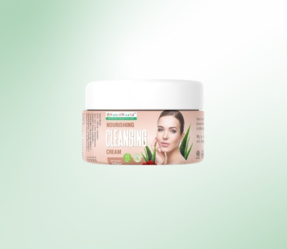 Cleansing Nourishing Cream – Naturally Clean & Radiant Skin!    Deeply cleanses, hydrates, and nourishes the skin while removing dirt, impurities, and makeup. Made with Ayurvedic herbs, it keeps skin fresh and glowing.    Use daily for soft, healthy skin!