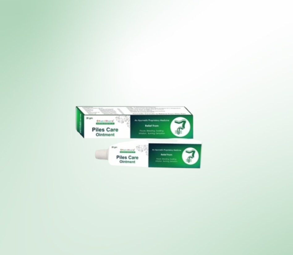 Nutriworld Piles Care Ointment – Fast relief from pain, swelling, and bleeding caused by piles, fissures, and fistulas. Safe, natural, and easy to apply.