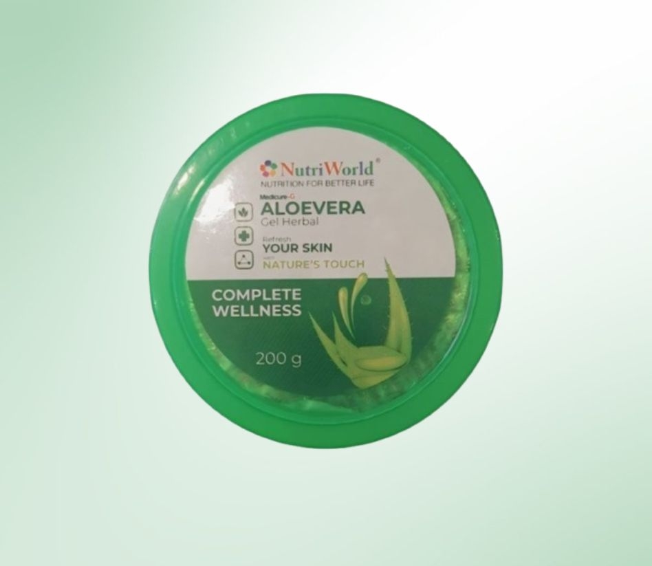 Aloevera Pure Gel – Natural Care for Skin & Hair  Keeps skin soft, smooth, and radiant. Heals burns, cuts, acne, and blemishes while protecting from sun damage. Can also be used as a natural hair gel.  Available in 50g & 200g packs. Suitable for all skin types!