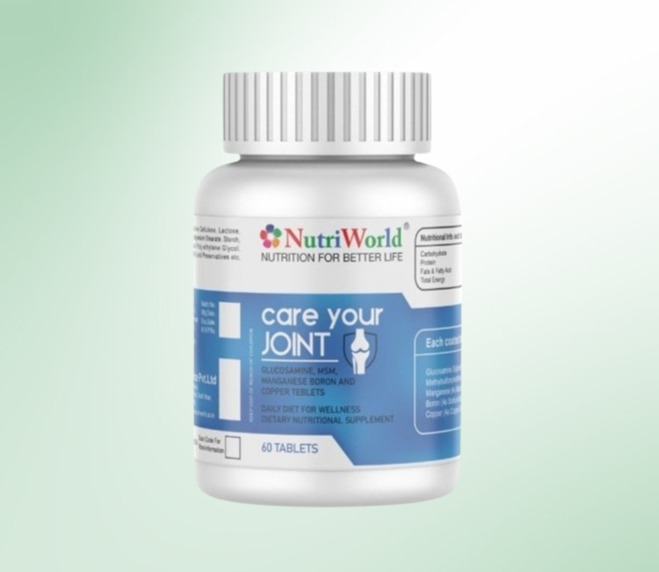 Care Joint – Advanced Support for Strong & Pain-Free Joints  A powerful blend of Glucosamine, MSM, Boron, Copper, and Manganese to strengthen ligaments, restore joint lubrication, and reduce inflammation naturally. Take daily for improved mobility and long-term joint health.