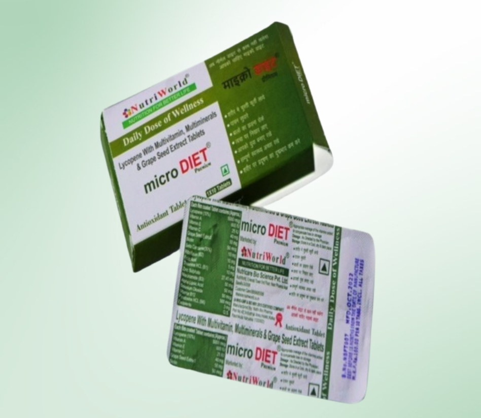 Premium Microdite offers a higher concentration of essential vitamins for quicker benefits. Now available in convenient 10-tablet strips, it ensures flexible dosing and easy portability—perfect for on-the-go use.
